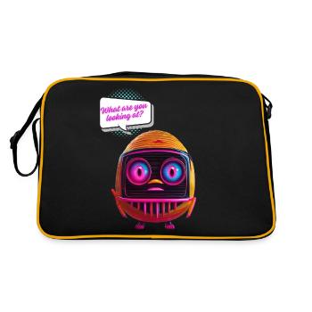 Que regardez-vous ? - Sac Retro - noir/or - Dos