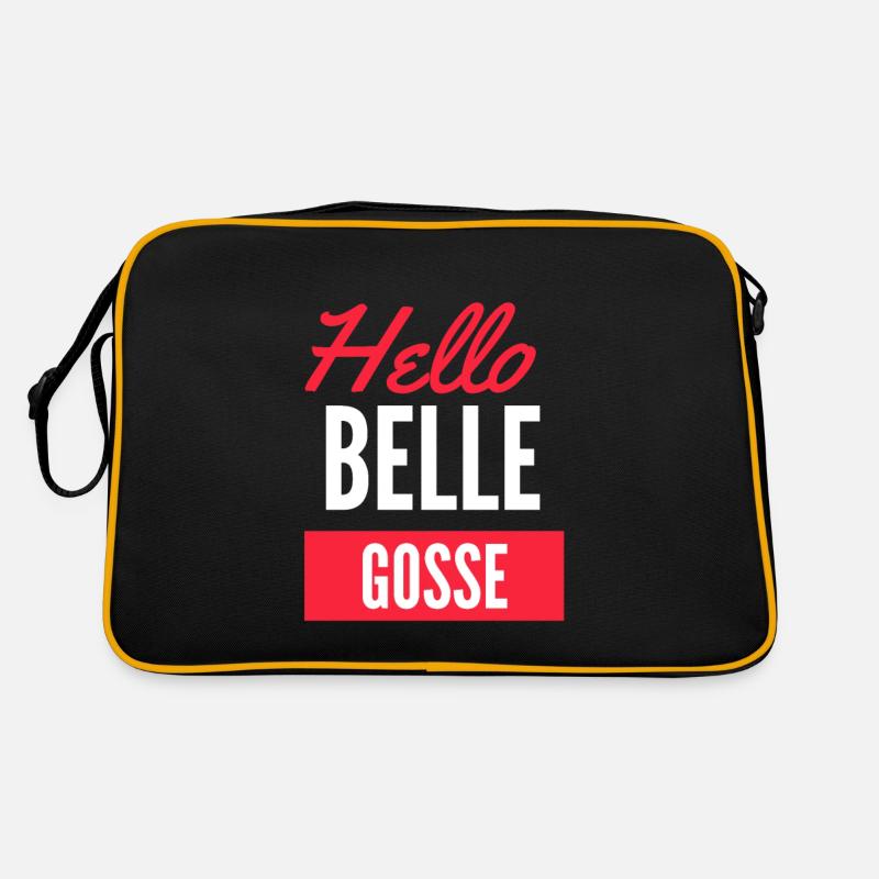 Hello BELLE GOSSE - Sac Retro - noir/or