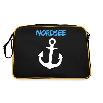 Mer du Nord - Sac Retro - noir/or - Dos