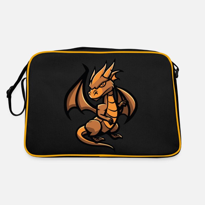Drache Dragon Retro Tasche
