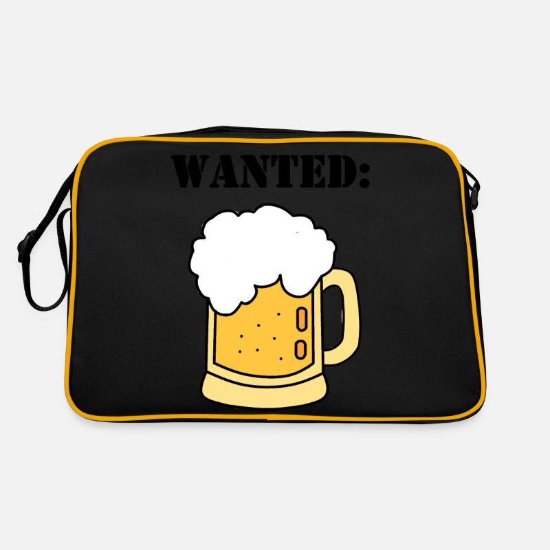 wanted beer Retro Bag