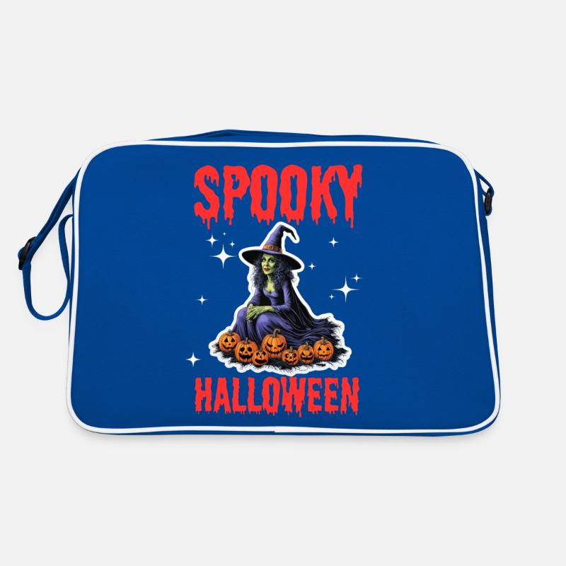 Spooky Halloween Witch – Gruseliges Hexendesign Retro Tasche