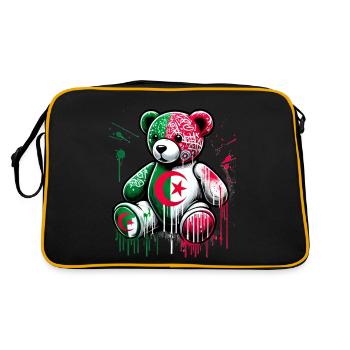 Ourson Dz Art - Sac Retro - noir/or - Dos