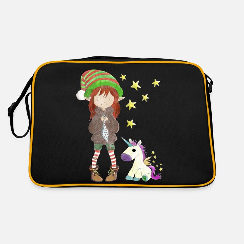Kleine Waldelfe Retro Tasche