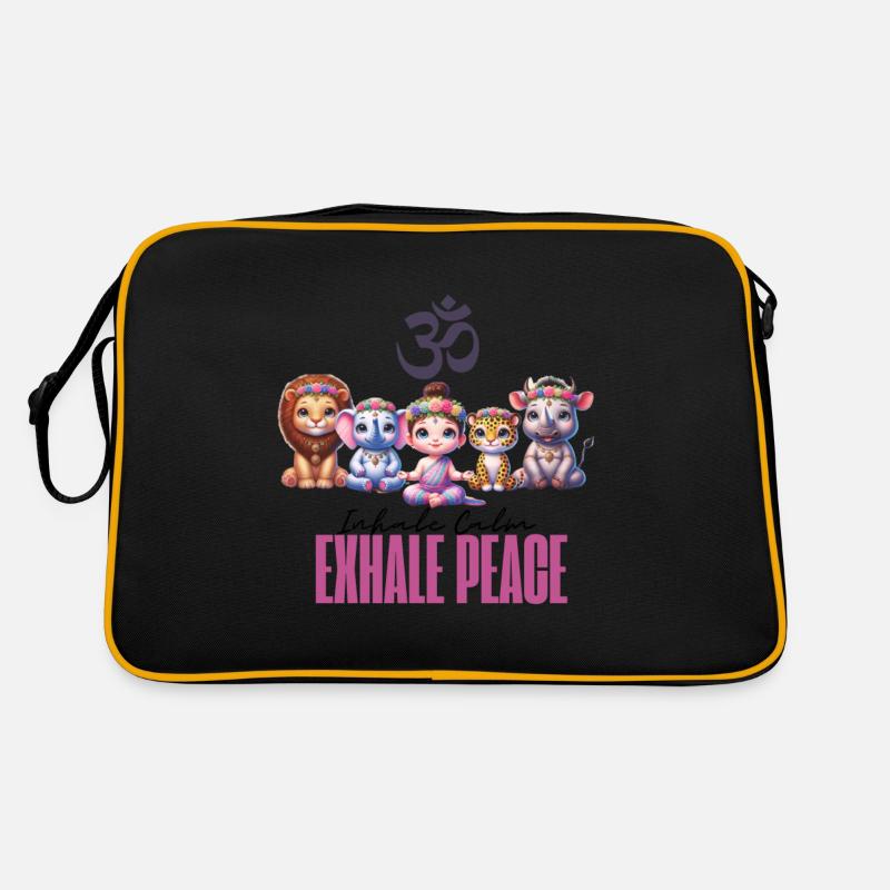 Meditation Squad Retro Tasche