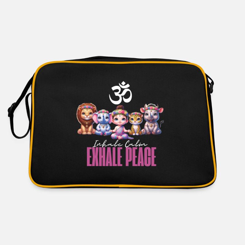 Meditation Squad Retro Tasche