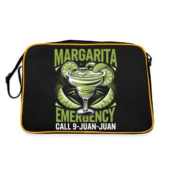 Blague pour les amis de Margarita - Sac Retro - noir/or - Dos