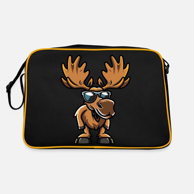 Elch Comic Cool Retro Tasche