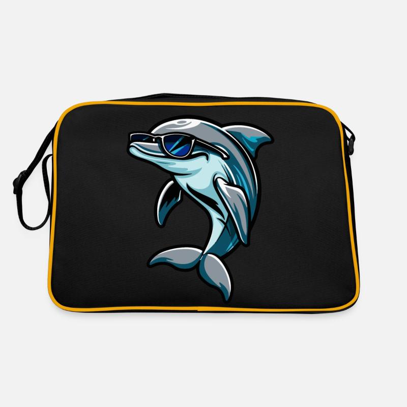 Dauphin Bande Dessinée Cool Sac Retro