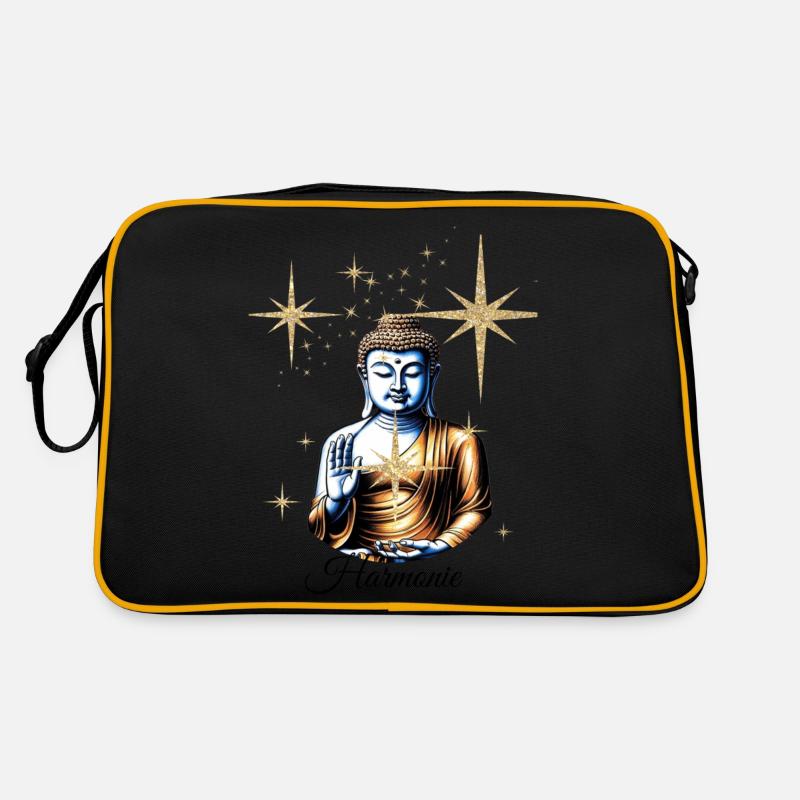 Harmonie - Retro Tasche - Schwarz/Gold
