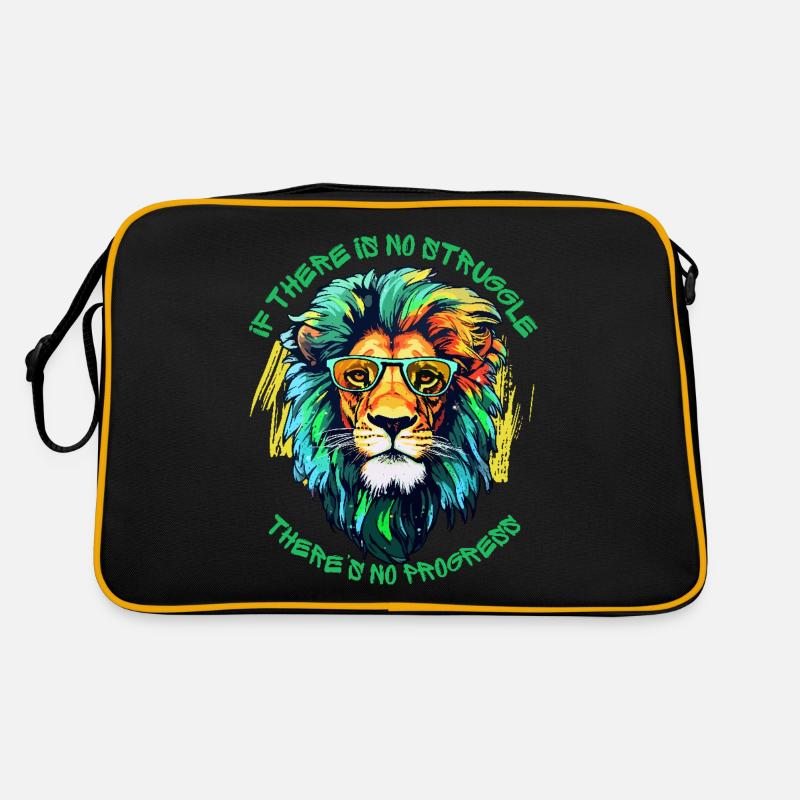 If there Is No Struggle - There Is No Progress Retro Bag