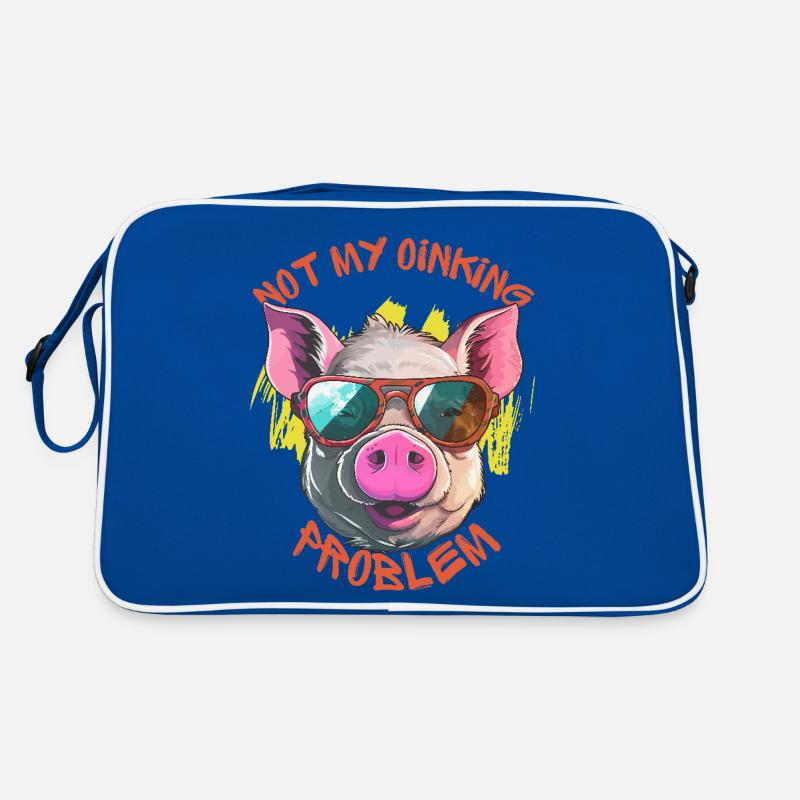 Not My Oinking Problem Retro Bag
