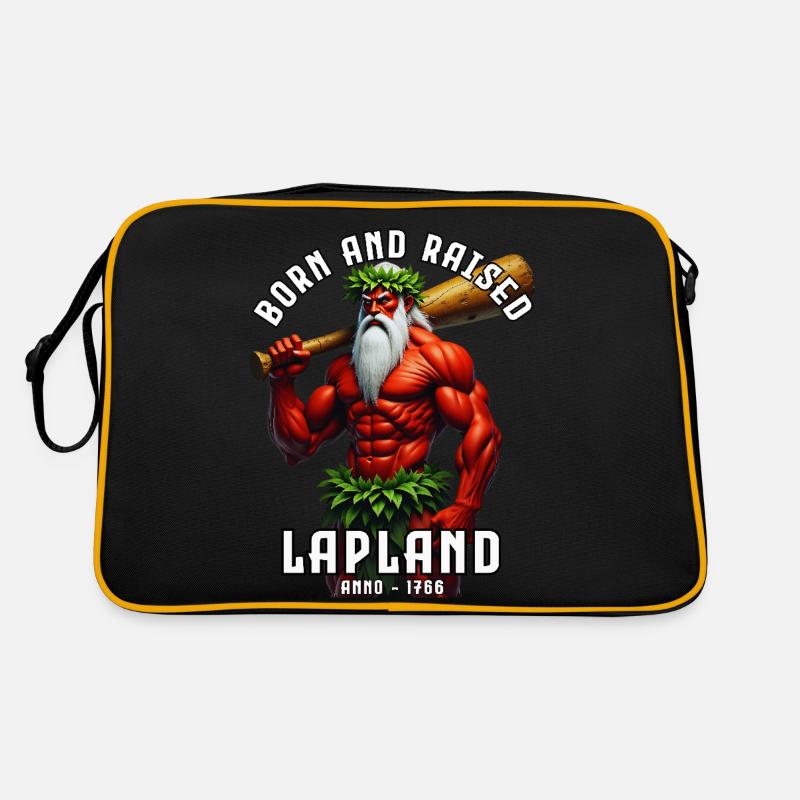 Der wilde Mann Retro Tasche