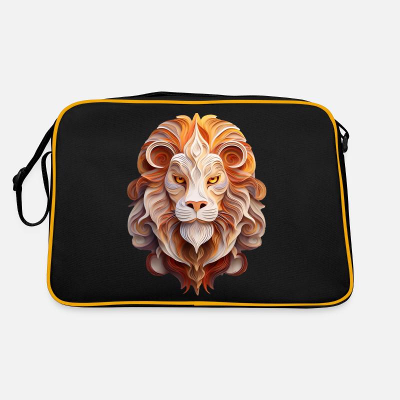 Sternzeichen Löwe Retro Tasche