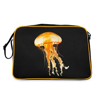La variété de méduses est impressionnante. - Sac Retro - noir/or - Dos