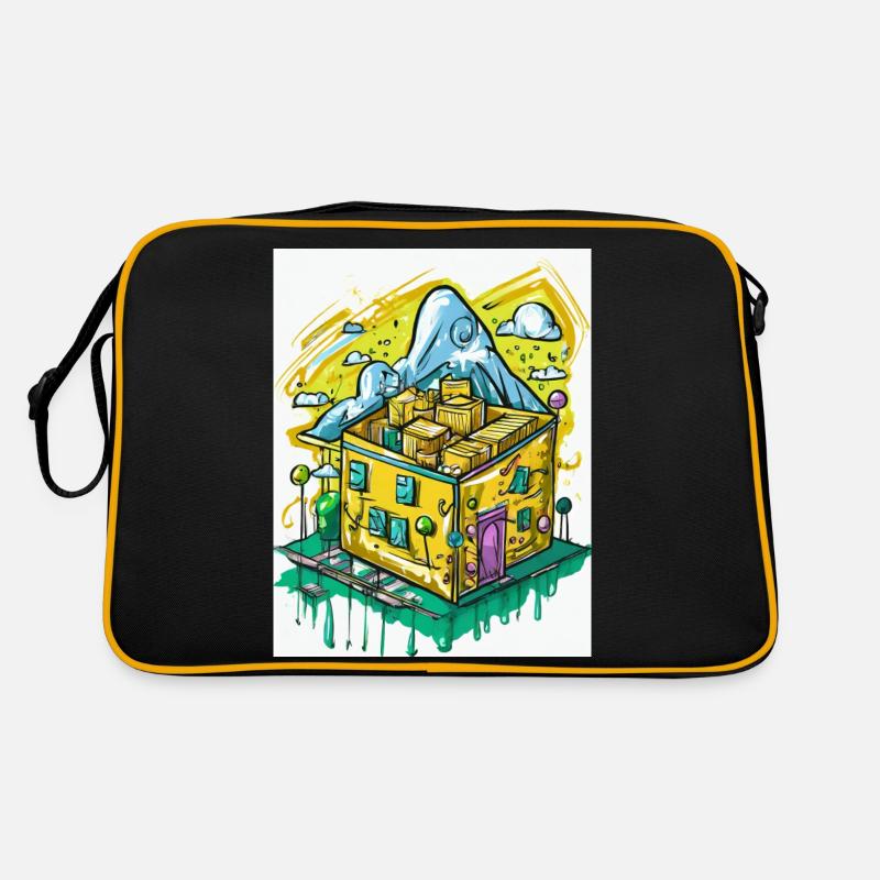 Es rappelt im Karton Retro Tasche