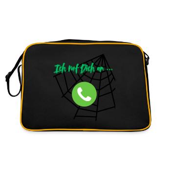 I'll call you - Retro Bag - black/gold - Back