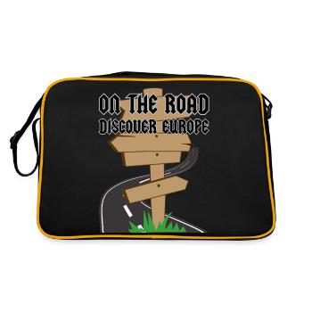 Discover Europe - Retro Bag - black/gold - Back