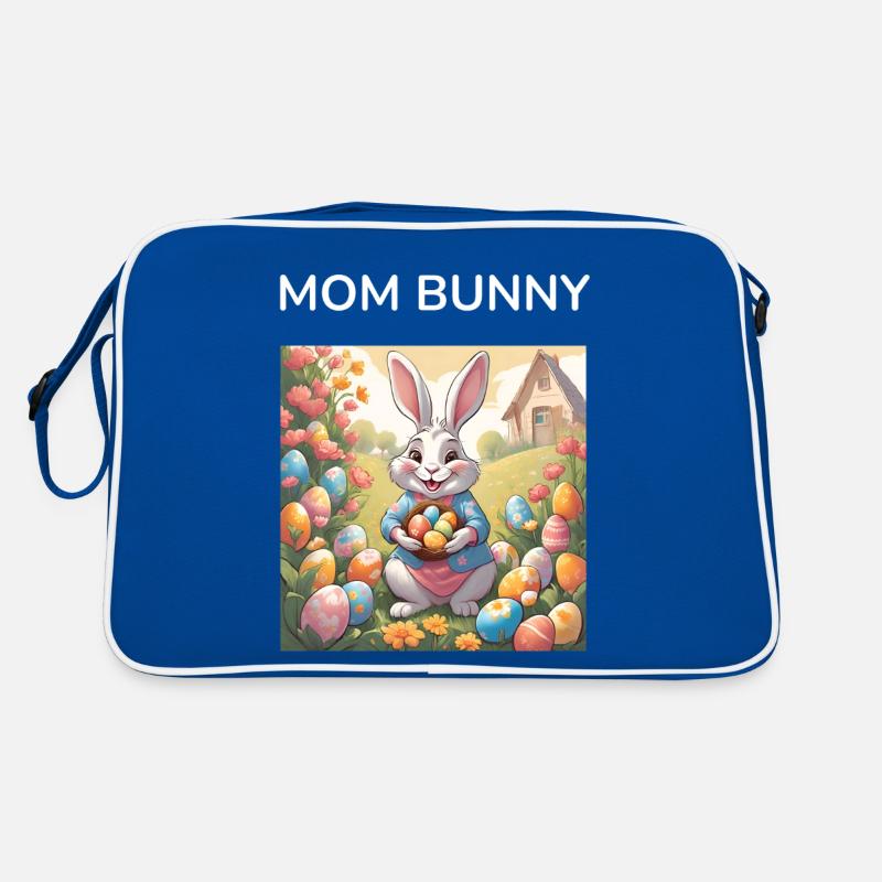 Mama Hase Osterei Ostern Geschenk Retro Tasche