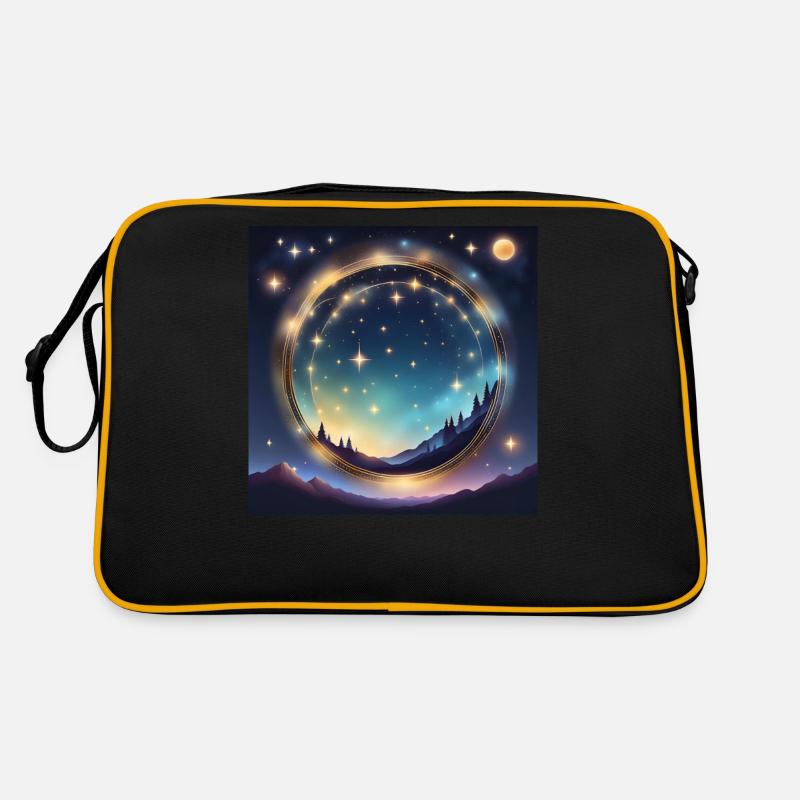 Löwe Astrologie Leo Geschenk Retro Tasche