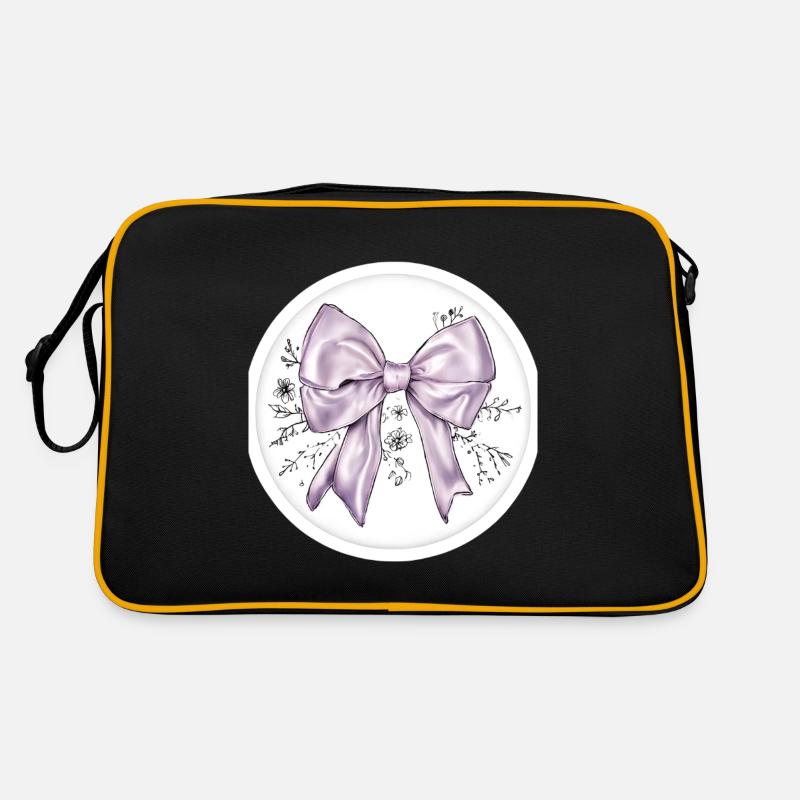 Bow Silk Satin Gift Retro Bag