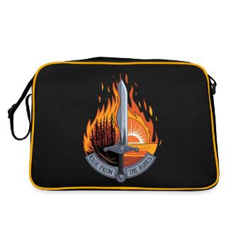 Renaître de ses cendres – Phoenix, Warrior Sword Art - Sac Retro - noir/or - Dos