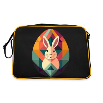 Osterei Design No.13 - Retro Tasche - Schwarz/Gold - Hinten