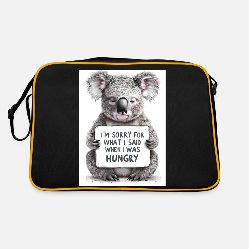 Koala Australien Spruch Geschenkidee Retro Tasche