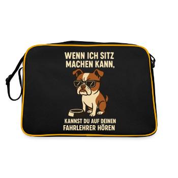 Pablo Wisdom - Retro Bag - black/gold - Back