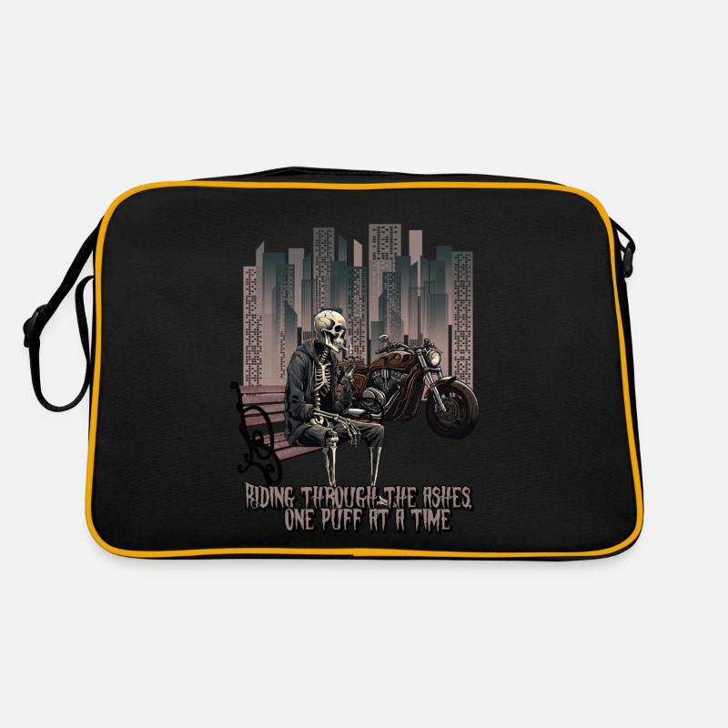 Le cavalier squelette - Sac Retro - noir/or