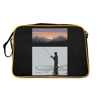 Cadeau d’artiste de tatouage - Sac Retro - noir/or - Dos