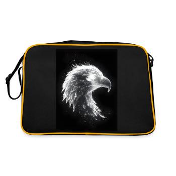 Cadeau Eagle Neon Glow - Sac Retro - noir/or - Dos