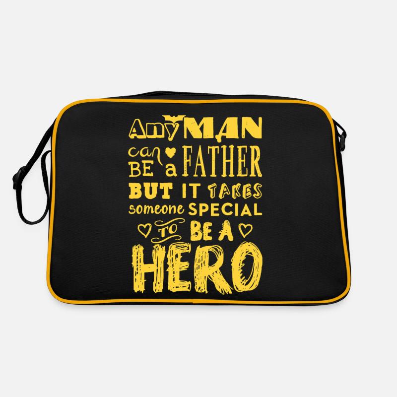Father Hero Funny Father's Day Retro Bag