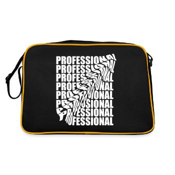 Professional - Retro Bag - black/gold - Back
