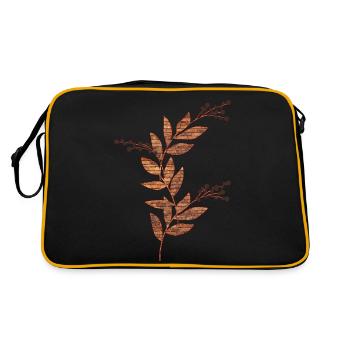 Briqueterie - Sac Retro - noir/or - Dos