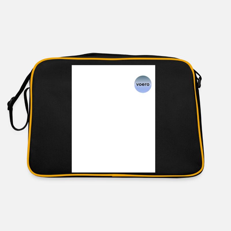 VOERO 1 - Retro Tasche - Schwarz/Gold