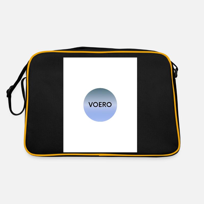 VOERO 2 - Sac Retro - noir/or