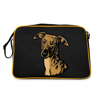Galgo Español – Pride & Beauty - Sac Retro - noir/or - Dos