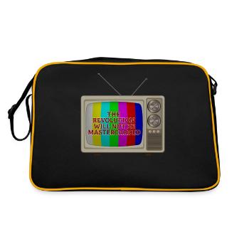 The Revolution Will not Be Mastercarded - Retro Bag - black/gold - Back