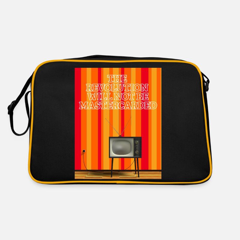 La révolution ne sera pas mastercardée Sac Retro
