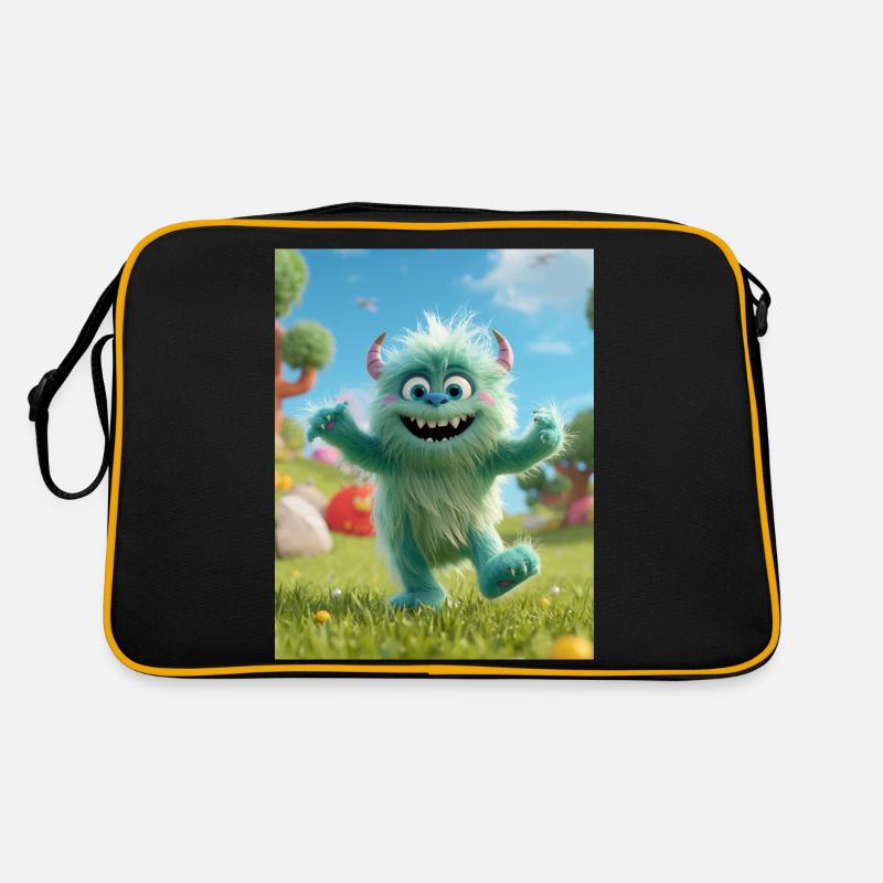 Fluzzle le monstre mignon Sac Retro