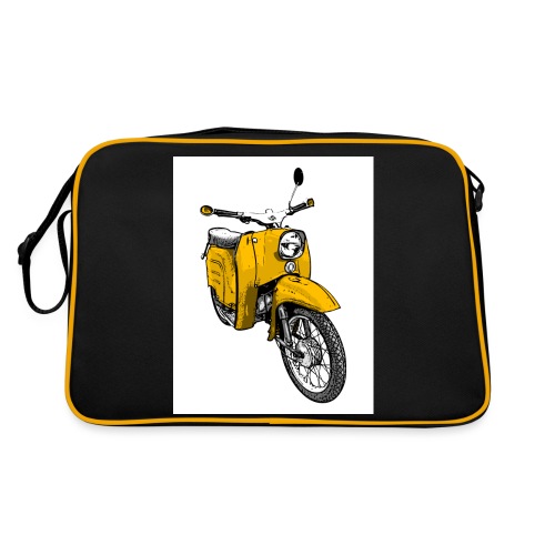 Die Schwalbenfahrer-Tasse (gelb) - Retro Tasche