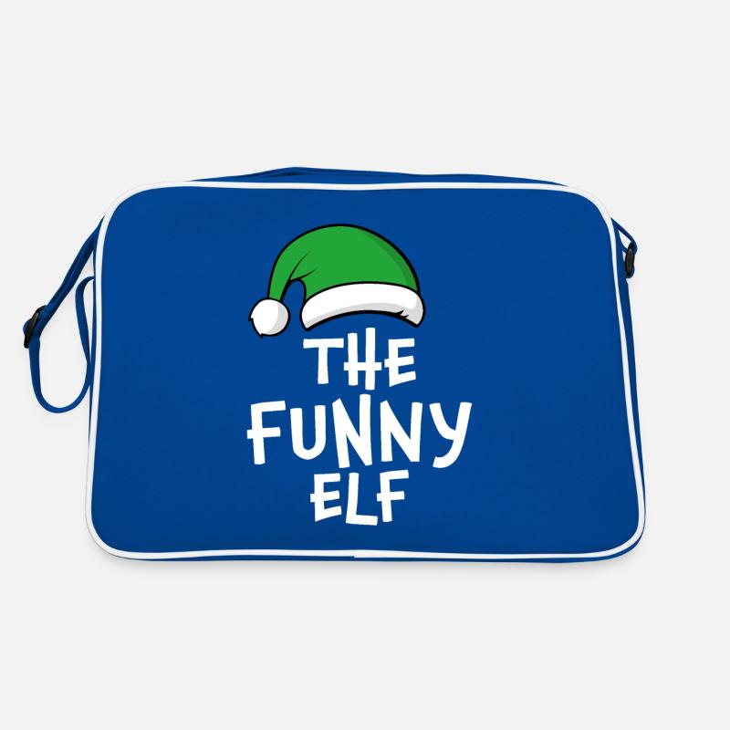 Der lustige Elf Retro Tasche