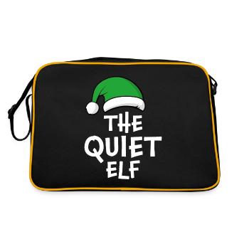 The Quiet Elf - Retro Bag - black/gold - Back