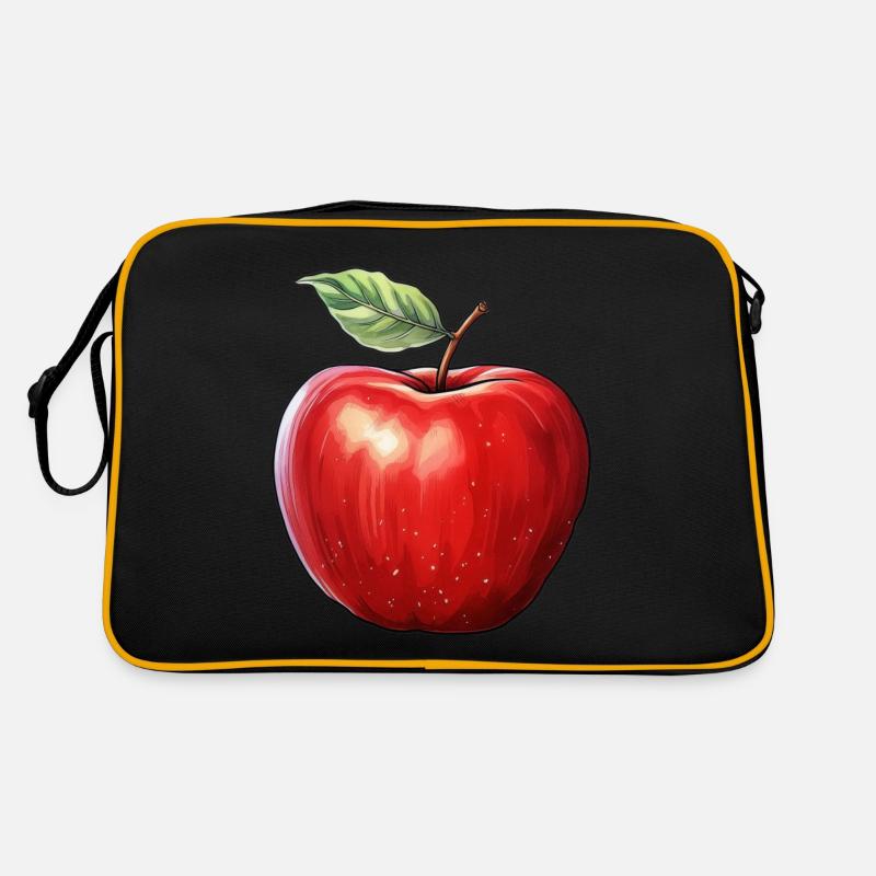 Apfel Retro Tasche