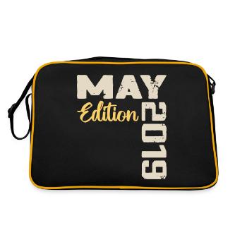 May 2019 Birthday May 2019 Gift May 2019 May - Retro Bag - black/gold - Back
