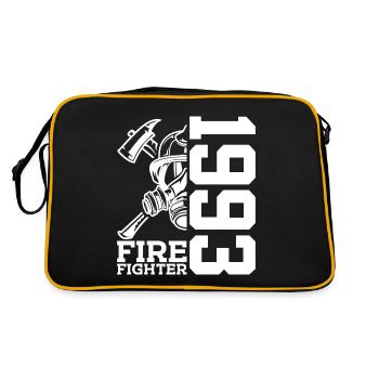 33E ANNIVERSAIRE BRIGADE DES POMPIERS 1993 - Sac Retro - noir/or - Dos