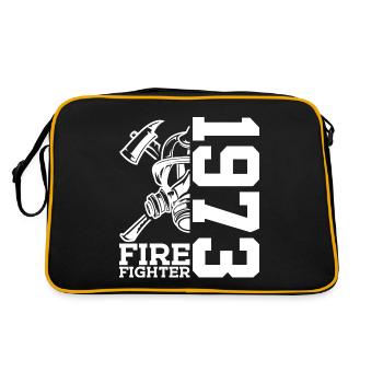 53E ANNIVERSAIRE BRIGADE DES POMPIERS 1973 - Sac Retro - noir/or - Dos
