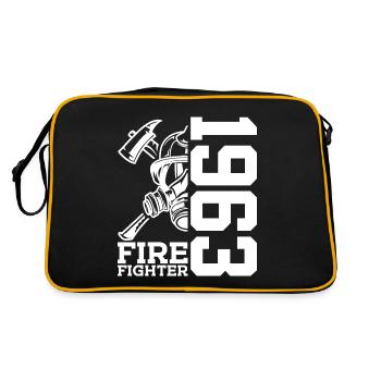 63E ANNIVERSAIRE BRIGADE DES POMPIERS 1963 - Sac Retro - noir/or - Dos