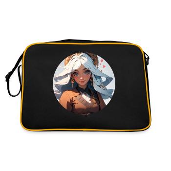 Princess 2 - Retro Tasche - Schwarz/Gold - Hinten
